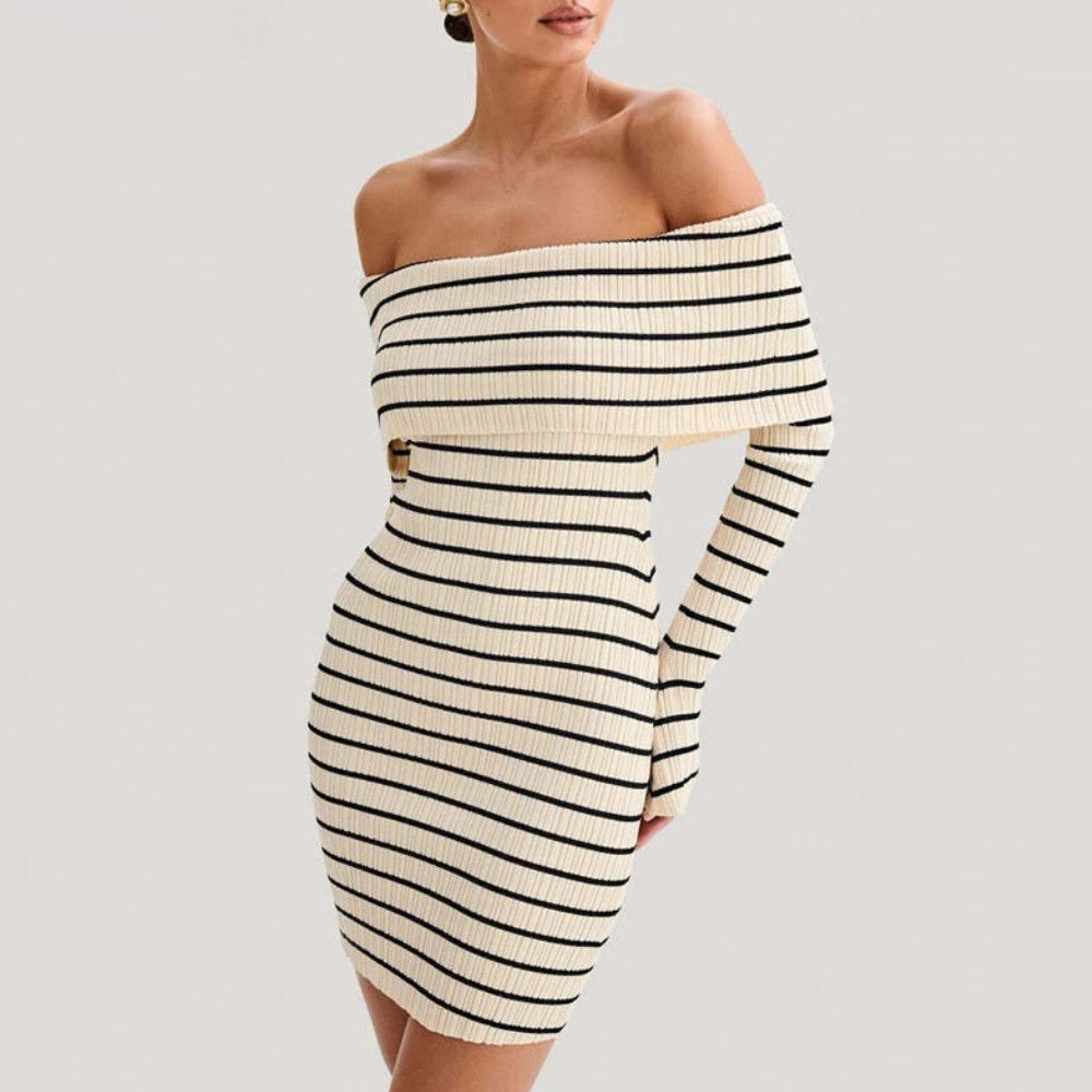 Striped Seduction Dress