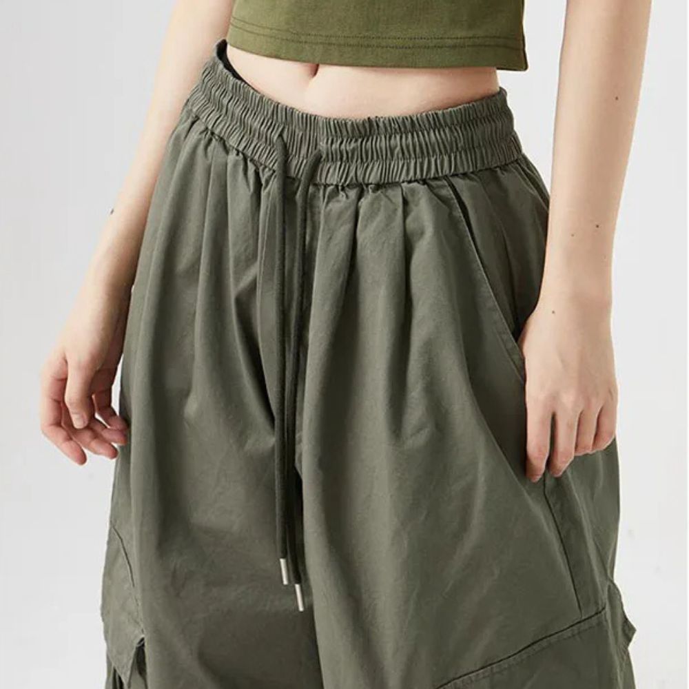 Urban Drifter High-Waist Cargo Pants