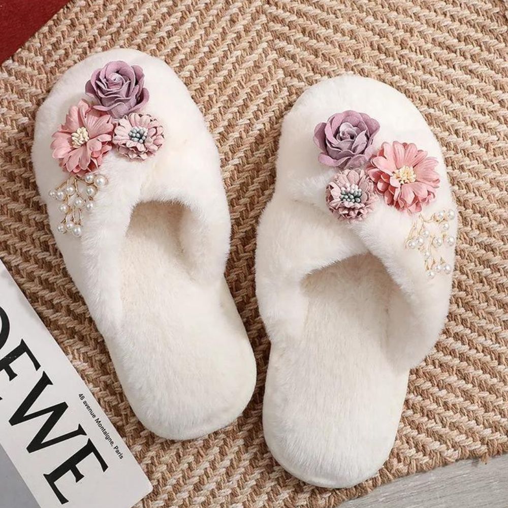 Blossom Luxe Cozy Slides