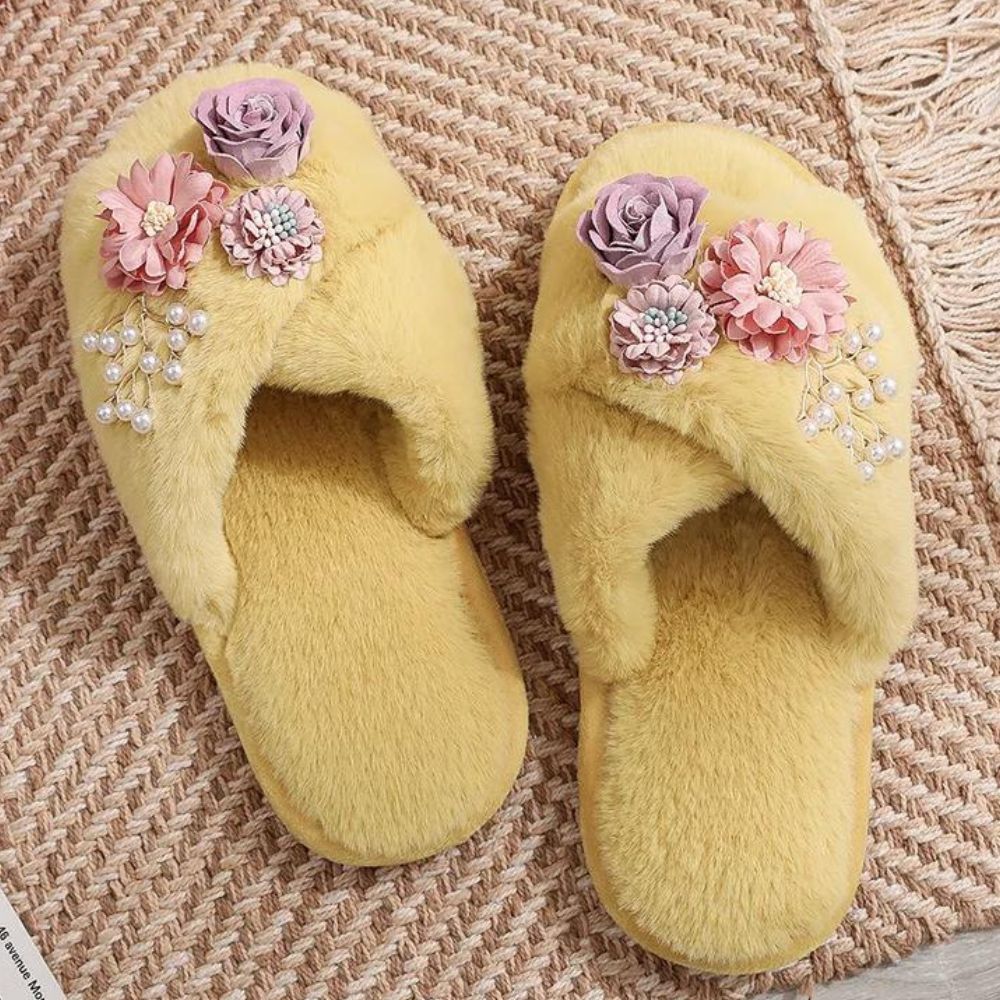 Blossom Luxe Cozy Slides