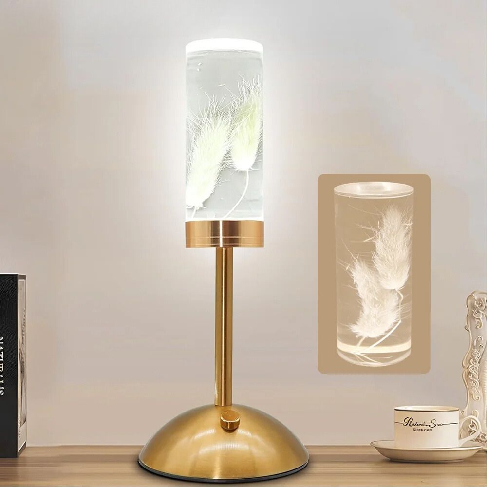 FloraGlow Serenity Lamp - Creative Floral LED with Touch Control