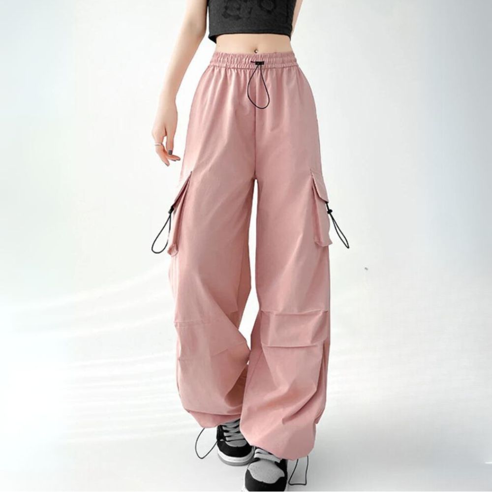 Vibe Easy Fit High-Waist Cargo Pants