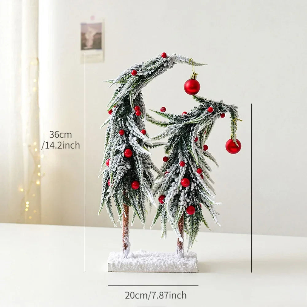 Frosted Whimsy Winter Tree Decor