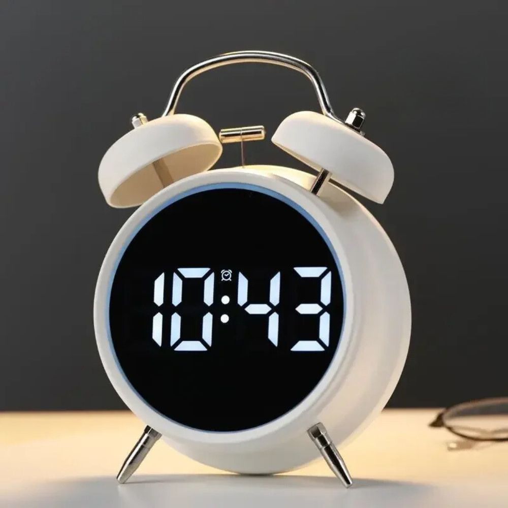 RetroTone LED Alarm Clock